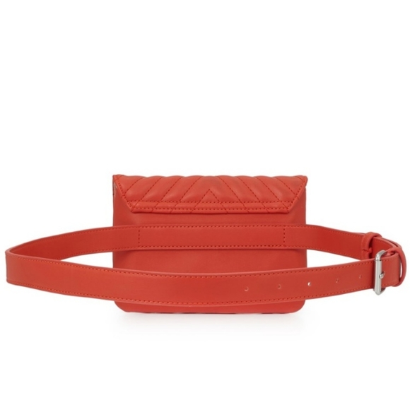 NWT Sam Edelman Vegan Leather Quilted Belt Bag - Picture 5 of 6